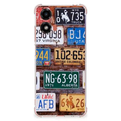 Motorola Moto G24 | G24 Power | G04 Anti-shock Hoesje met foto Kentekenplaten Motorola Moto G24 | G24 Power | G04 Anti-shock Hoesje met foto Kentekenplaten