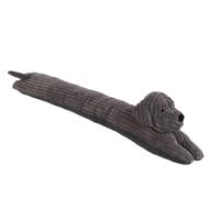 Hond Tochtstopper - 90 cm - antraciet - polyester - isolerend - tochtrol