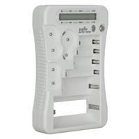 Jupio batterij tester universeel voor 12+ batterijtypes met LCD-display