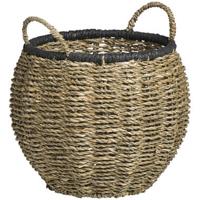 Mand Nomad zwart/bruin zeegras - 21xØ24 cm - Leen Bakker