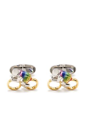 Paul Smith boutons de manchette Cyclist - Or