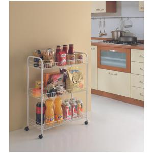 Tomado-Metaltex Grande Opbergrek op Wielen 64x31x84 cm Wit