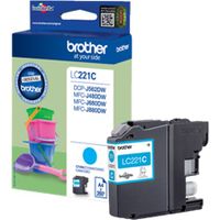 Brother LC-221C inktcartridge 1 stuk(s) Origineel Cyaan - thumbnail