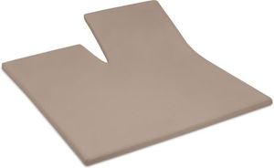 Cinderella Badstof Splittopper Hoeslaken Taupe-180 x 200/210 cm