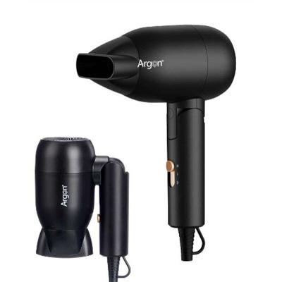 Opvouwbare Haardroger Argon Zwart Gouden 1500 W