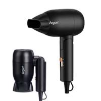 Opvouwbare Haardroger Argon Zwart Gouden 1500 W