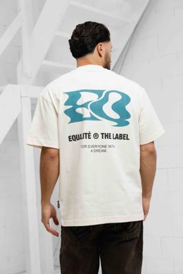 Equalité Heat Oversized T-Shirt Heren Wit - Maat XXS - Kleur: Wit | Soccerfanshop