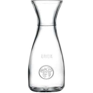 Glazen water karaffen 1 liter   -