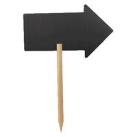 Krijtbord Securit pijl 440x270mm met houten pin