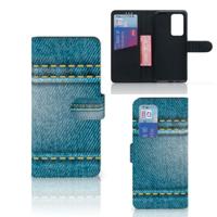 Huawei P40 Pro | Wallet Case | met Pasjes | Jeans
