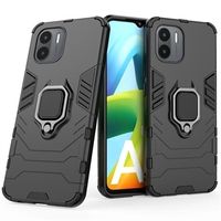 Xiaomi Redmi A1 Hybrid Case met Ringhouder - Zwart