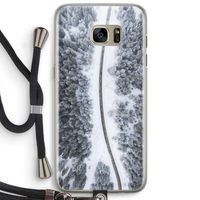 Snøfall: Samsung Galaxy S7 Edge Transparant Hoesje met koord