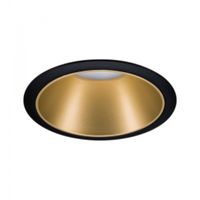 Paulmann 93395 PAULMANN LED-inbouwlamp GU10 Zwart (mat), Goud - thumbnail