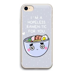 I'm A Hopeless Ramen-Tic For You: iPhone 7 Transparant Hoesje