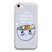 I'm A Hopeless Ramen-Tic For You: iPhone 7 Transparant Hoesje