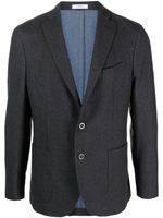 Boglioli blazer en laine vierge à simple boutonnage - Gris