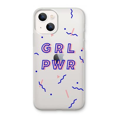 GRL PWR: iPhone 13 mini Transparant Hoesje