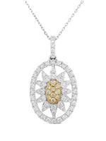 HYT Jewelry collier en or 18ct et platine serti de diamants - Argent - thumbnail