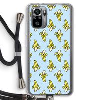 Bananas: Xiaomi Redmi Note 10S Transparant Hoesje met koord