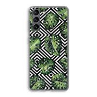 Geometrische jungle: Samsung Galaxy S21 Transparant Hoesje