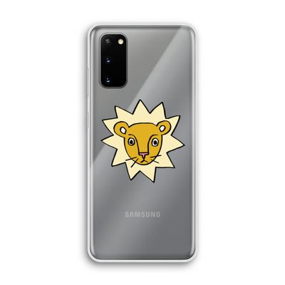 Kleine leeuw: Samsung Galaxy S20 Transparant Hoesje