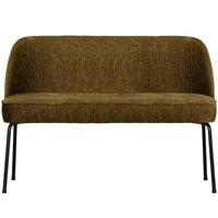 BePureHome Eetbank Vogue - Structure Velvet - Brass - 83x120x59