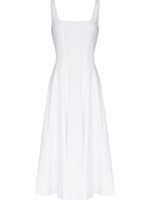 STAUD robe sans manches à encolure ronde - Blanc