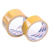 Dubbelzijdige tappijttape plakband - bruin - 5 meter x 3.8 cm