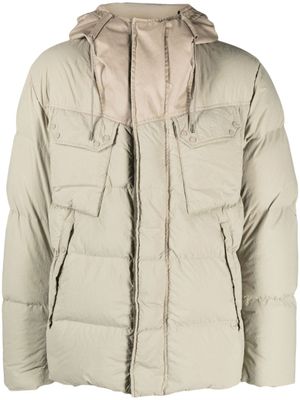 Ten C veste à effet froissé - Tons neutres