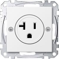 Merten MEG2156-0419 Wandcontactdoos System M Polar-wit 1 stuk(s)