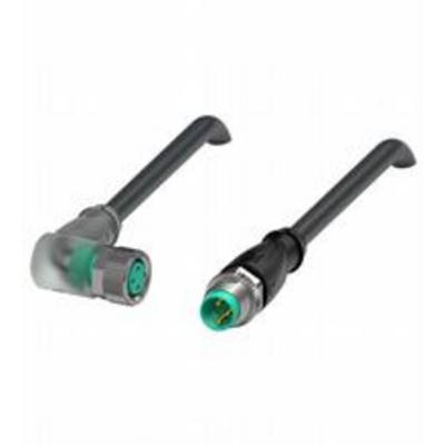 Pepperl+Fuchs 240819-100003 Sensor/actuator connector M8 Aantal polen (sensoren): 3 Stekker, recht, Bus, haaks 2.00 m 1 stuk(s)