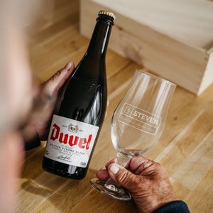 Bierpakket met gegraveerd glas - Duvel