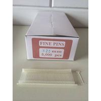 Nylon textielpins 25mm fijn 5.000 stuks