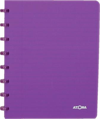 Atoma Trendy schrift, ft A5, 144 bladzijden, gelijnd, transparant paars