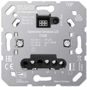 LED tastdimmer universeel LED Jung 1711DE
