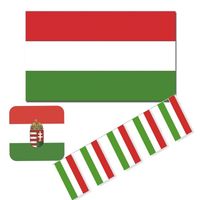 Feestartikelen Hongarije versiering pakket - thumbnail