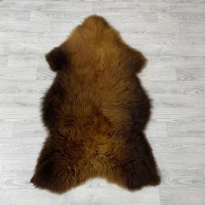 Schapenvacht Scandinavian bruin 120x75cm L