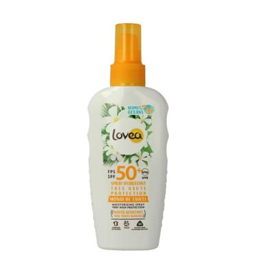 Moisturizing spray SPF50+