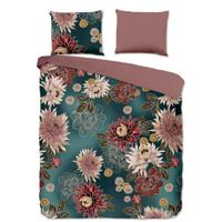 Dekbedovertrek May - Tweepersoons (200x200 cm) - / Roze Microvezel - Dessin: Bloemen, Natuur - Pure - Dekbed-Discounter.nl
