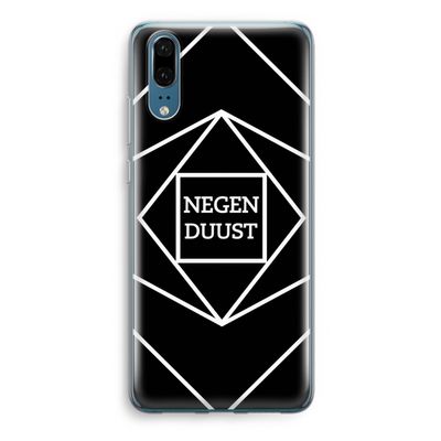 Negenduust geometrisch: Huawei P20 Transparant Hoesje