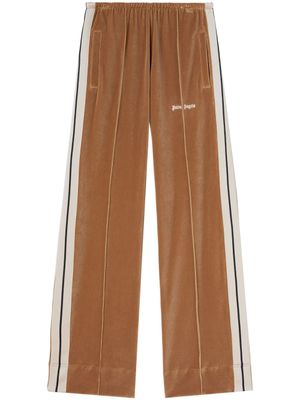Palm Angels pantalon de jogging en velours à coupe ample - Marron