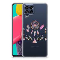 Samsung Galaxy M53 Telefoonhoesje met Naam Boho Dreamcatcher Samsung Galaxy M53 Telefoonhoesje met Naam Boho Dreamcatcher