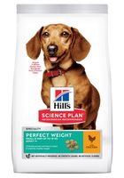 Hill&apos;s Science Plan Hond Adult Perfect Weight Small&Mini Kip 1,5kg