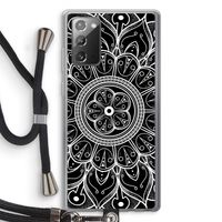 Roses Are Red: Samsung Galaxy Note 20 / Note 20 5G Transparant Hoesje met koord