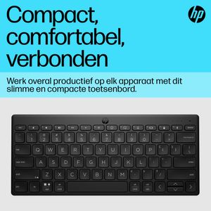 HP 350 Compact Multi-Device Bluetooth Toetsenbord (692S8AA) toetsenbord Bluetooth® 5.2