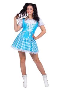 Dirndl Jurk Vrouw Aqua Valerie