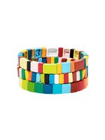 Roxanne Assoulin lot de trois bracelets Rainbow Brite - Bleu