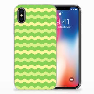 Apple iPhone X | Xs TPU bumper Waves Green