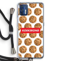 Koekerond: Motorola Moto G9 Plus Transparant Hoesje met koord
