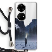 Wanderlust: Huawei P50 Pro Transparant Hoesje met koord